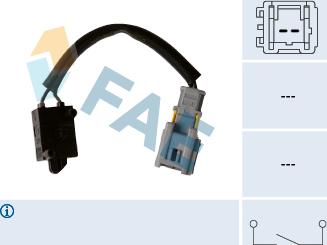 FAE 24907 - Выключатель, привод сцепления (Tempomat) autosila-amz.com