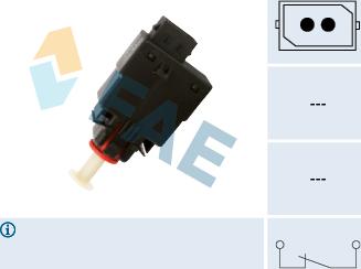 FAE 24460 - Выключатель фонаря сигнала торможения autosila-amz.com