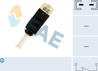 FAE 24430 - Выключатель фонаря сигнала торможения autosila-amz.com