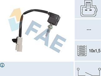 FAE 24551 - Выключатель фонаря сигнала торможения autosila-amz.com