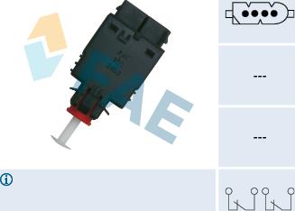 FAE 24530 - Выключатель фонаря сигнала торможения autosila-amz.com