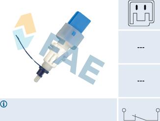 FAE 24666 - Выключатель фонаря сигнала торможения autosila-amz.com