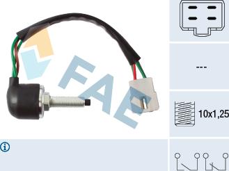 FAE 24616 - Выключатель фонаря сигнала торможения autosila-amz.com
