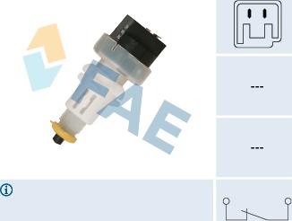 FAE 24675 - Выключатель фонаря сигнала торможения autosila-amz.com