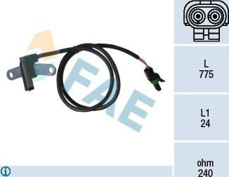 FAE 79145 - Датчик импульсов, коленвал autosila-amz.com