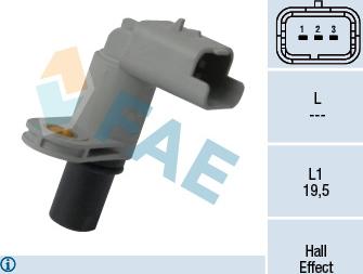 FAE 79307 - Датчик, положение распределительного вала autosila-amz.com