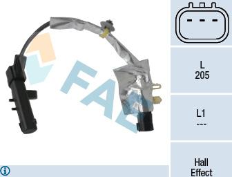 FAE 79375 - Датчик импульсов, коленвал autosila-amz.com