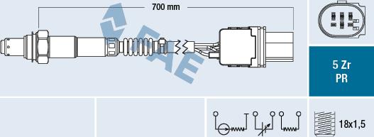 FAE 75122 - Oxygen Sensor autosila-amz.com