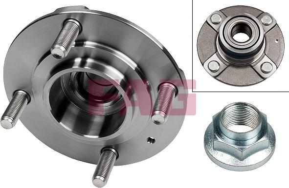 FAG 713 6190 50 - Комплект подшипника ступицы колеса autosila-amz.com