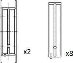 FAI AutoParts BM1065-025 - Подшипник коленвала autosila-amz.com