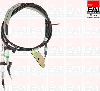 FAI AutoParts FBC0158 - Тросик, cтояночный тормоз autosila-amz.com