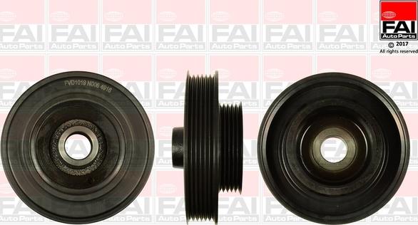 FAI AutoParts FVD1019 - Шкив коленчатого вала autosila-amz.com