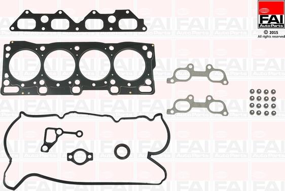 FAI AutoParts HS1599 - Комплект прокладок, головка цилиндра autosila-amz.com