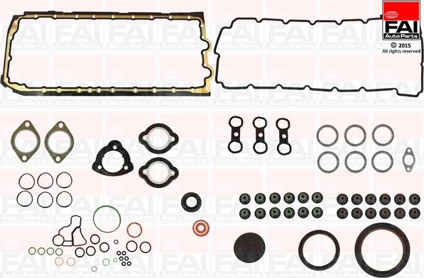 FAI AutoParts HS1734NH - Комплект прокладок, головка цилиндра autosila-amz.com