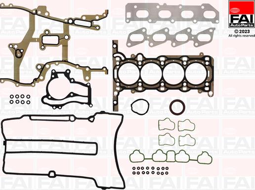 FAI AutoParts HS2297 - Комплект прокладок, головка цилиндра autosila-amz.com