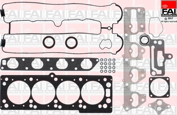 FAI AutoParts HS2207 - Комплект прокладок, головка цилиндра autosila-amz.com