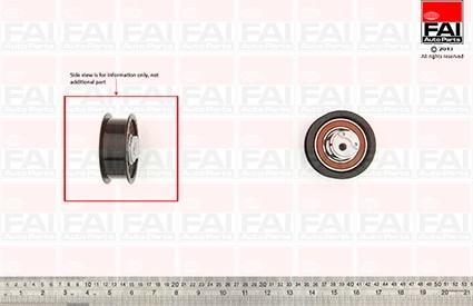 FAI AutoParts T9493 - Натяжной ролик, зубчатый ремень ГРМ autosila-amz.com