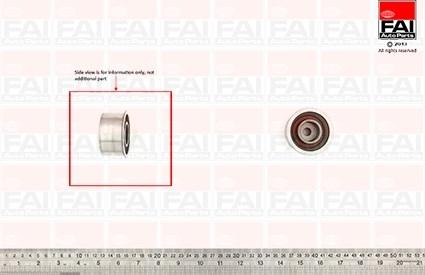 FAI AutoParts T9447 - Направляющий ролик, зубчатый ремень ГРМ autosila-amz.com