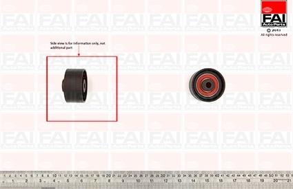 FAI AutoParts T9534 - Направляющий ролик, зубчатый ремень ГРМ autosila-amz.com