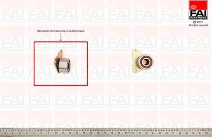 FAI AutoParts T9303 - Направляющий ролик, зубчатый ремень ГРМ autosila-amz.com