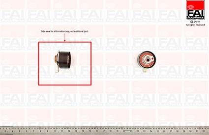 FAI AutoParts T9314 - Натяжной ролик, зубчатый ремень ГРМ autosila-amz.com