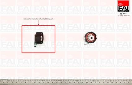 FAI AutoParts T9298 - Натяжной ролик, зубчатый ремень ГРМ autosila-amz.com