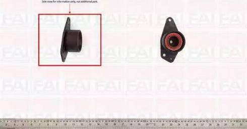 FAI AutoParts T9293 - Направляющий ролик, зубчатый ремень ГРМ autosila-amz.com