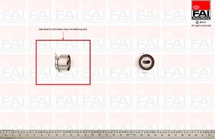 FAI AutoParts T9297 - Натяжной ролик, зубчатый ремень ГРМ autosila-amz.com