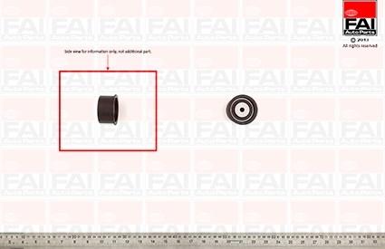 FAI AutoParts T9259 - Направляющий ролик, зубчатый ремень ГРМ autosila-amz.com