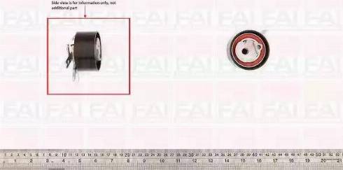 FAI AutoParts T9776 - Натяжной ролик, зубчатый ремень ГРМ autosila-amz.com
