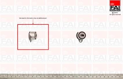 FAI AutoParts T6440 - Натяжной ролик, зубчатый ремень ГРМ autosila-amz.com