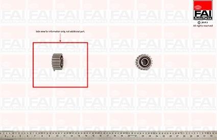 FAI AutoParts T6697 - Натяжной ролик, зубчатый ремень ГРМ autosila-amz.com