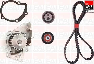 FAI AutoParts TBK412-6242 - Водяной насос + комплект зубчатого ремня ГРМ autosila-amz.com