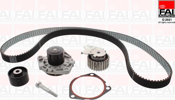 FAI AutoParts TBK433-6332 - Водяной насос + комплект зубчатого ремня ГРМ autosila-amz.com