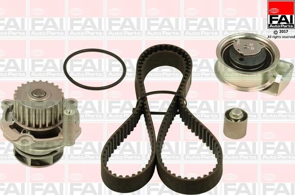 FAI AutoParts TBK476-6127 - Водяной насос + комплект зубчатого ремня ГРМ autosila-amz.com