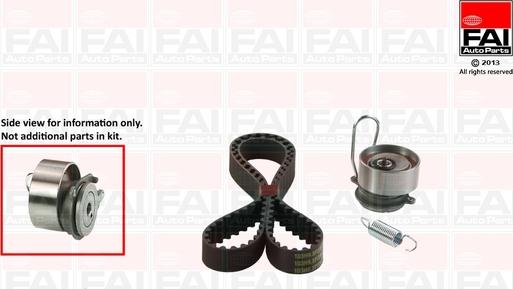 FAI AutoParts TBK501 - Комплект зубчатого ремня ГРМ autosila-amz.com