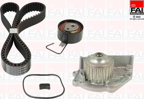 FAI AutoParts TBK155-2743 - Водяной насос + комплект зубчатого ремня ГРМ autosila-amz.com