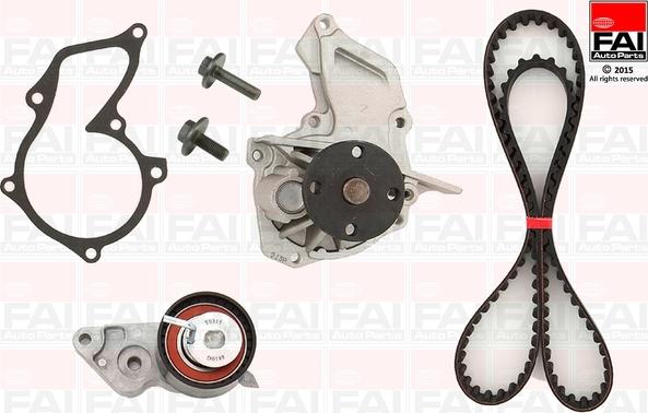 FAI AutoParts TBK104-6112 - Водяной насос + комплект зубчатого ремня ГРМ autosila-amz.com