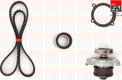 FAI AutoParts TBK187-6260 - Водяной насос + комплект зубчатого ремня ГРМ autosila-amz.com