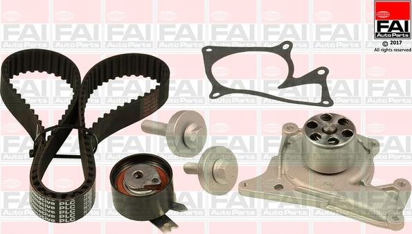 FAI AutoParts TBK357-6515 - Водяной насос + комплект зубчатого ремня ГРМ autosila-amz.com