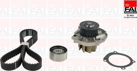 FAI AutoParts TBK371-6519 - Водяной насос + комплект зубчатого ремня ГРМ autosila-amz.com