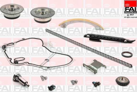 FAI AutoParts TCK120VVT - Комплект цепи привода распредвала autosila-amz.com