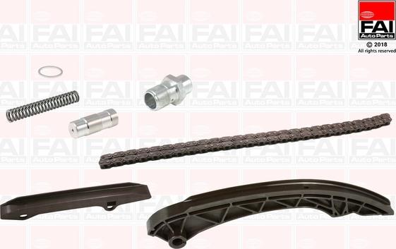 FAI AutoParts TCK170NG - Комплект цепи привода распредвала autosila-amz.com