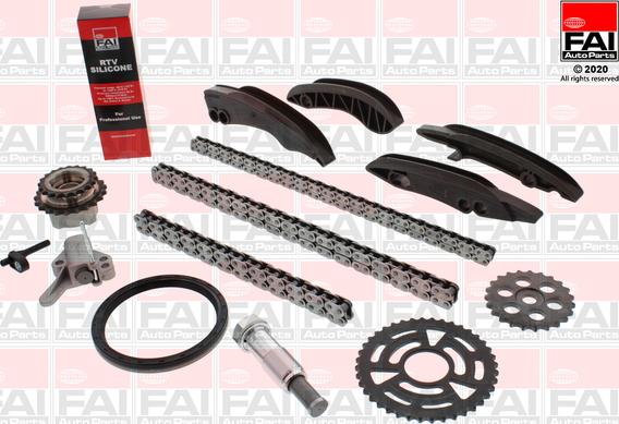 FAI AutoParts TCK350 - Комплект цепи привода распредвала autosila-amz.com