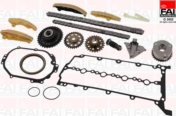 FAI AutoParts TCK357VVT - Комплект цепи привода распредвала autosila-amz.com