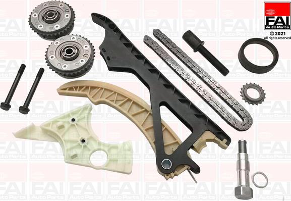 FAI AutoParts TCK317VVT - Комплект цепи привода распредвала autosila-amz.com