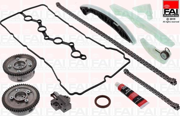 FAI AutoParts TCK331VVT - Комплект цепи привода распредвала autosila-amz.com