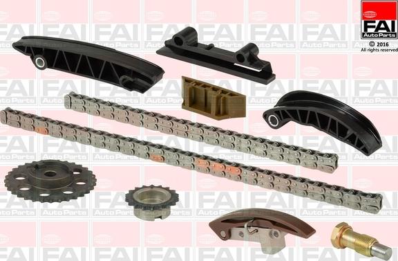 FAI AutoParts TCK209NG - Комплект цепи привода распредвала autosila-amz.com