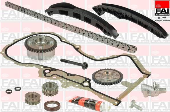 FAI AutoParts TCK211VVT - Комплект цепи привода распредвала autosila-amz.com