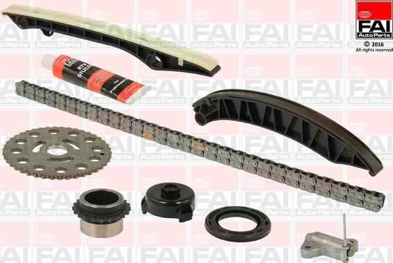 FAI AutoParts TCK228 - Комплект цепи привода распредвала autosila-amz.com